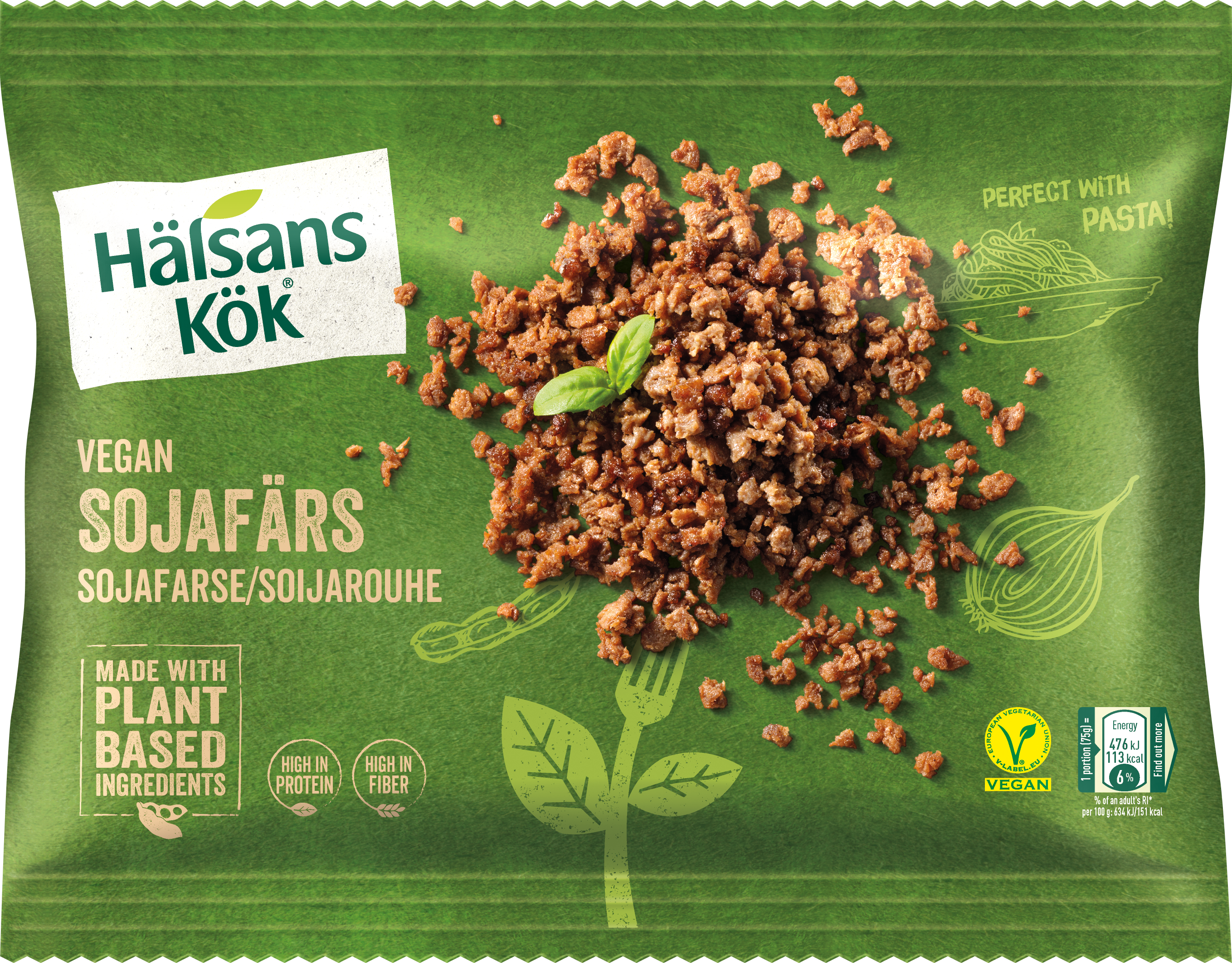 Vegan Sojafärs 300g | hälsans kök färs